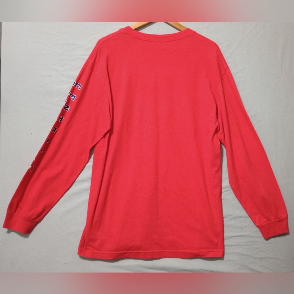 Majestic St Louis Cardinals T Shirt Long Sleeve Red Mens Size L Casual Sports - Picture 6 of 8